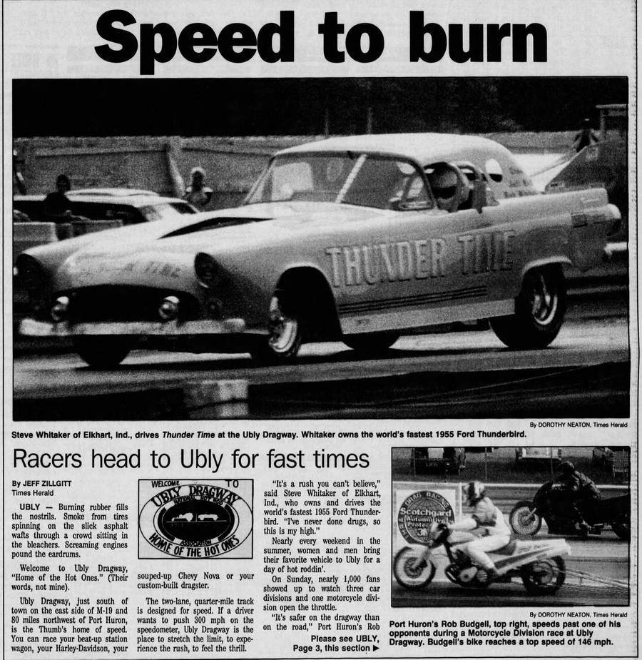 Ubly Dragway - 1995 Article On Track (newer photo)